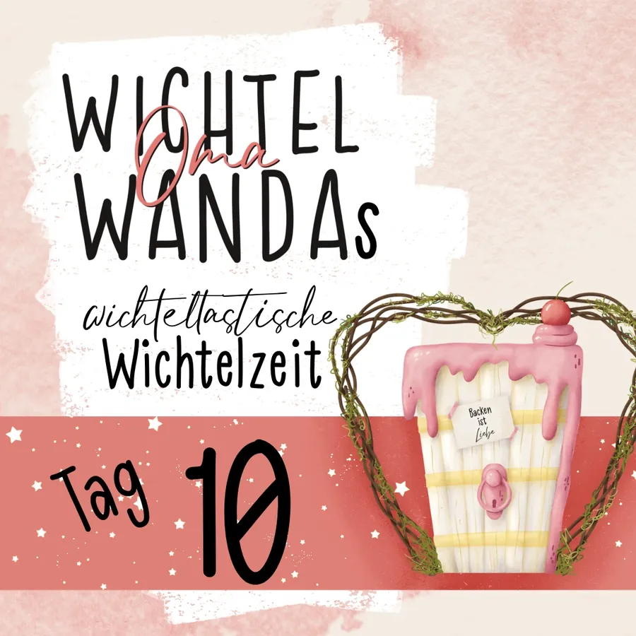 Wichtel Wandas Adventskalender-Briefe: Karte zu Tag 10, der Backstube