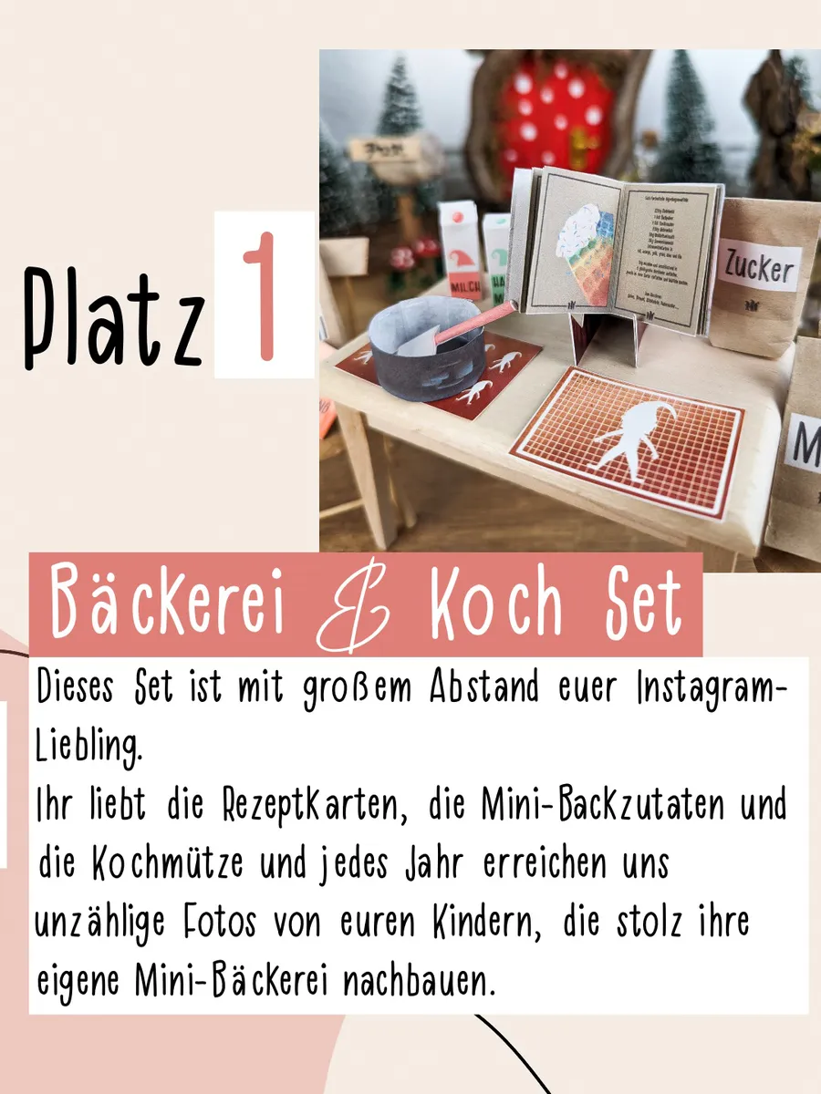 Instagram-Ranking: Platz 1 für das Bäckerei und Koch Set